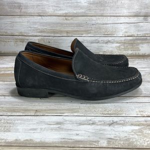 Johnson & Murphy Sheepskin Loafers shoes Gray Mens US Size 8.5 M